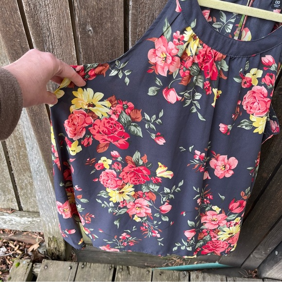 Torrid Floral Georgette Goddess Tank Sz 10(Torrid Sz 00) - Picture 7 of 15